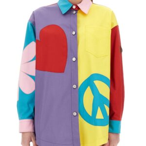 Explore the authentic MOSCHINO JEANS women's PRINTED SHIRT in MULTICOLOUR