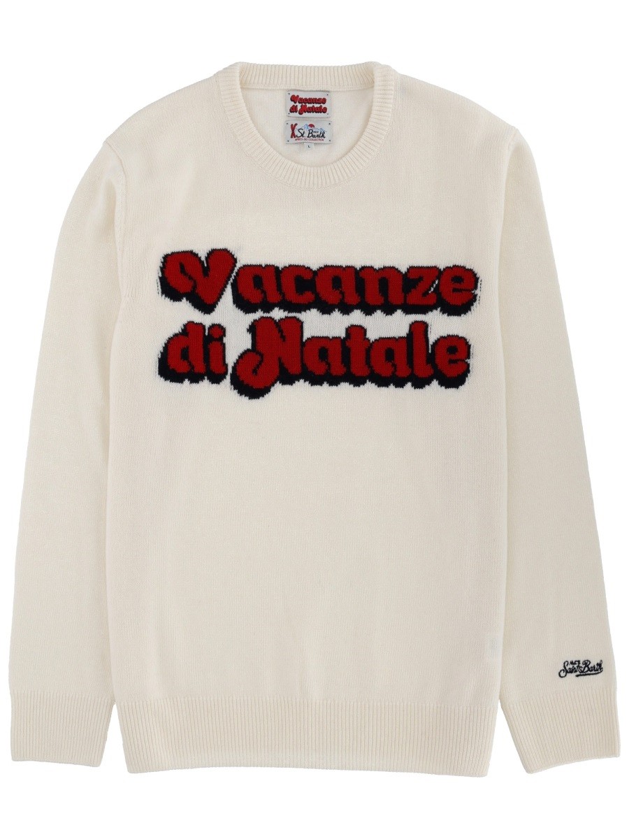 Discover the authentic MC2 SAINT BARTH men's PRINTED SWEATER in Grey