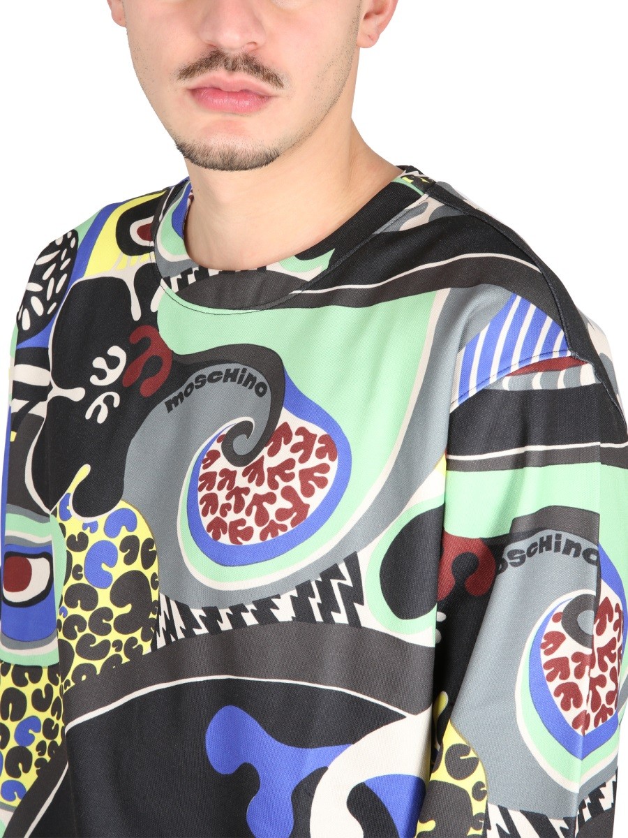 PSYCHEDELIC PRINT SWEATSHIRT - Image 4