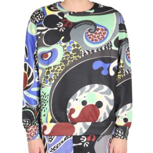 Explore the authentic Moschino men's PSYCHEDELIC PRINT SWEATSHIRT in MULTICOLOUR