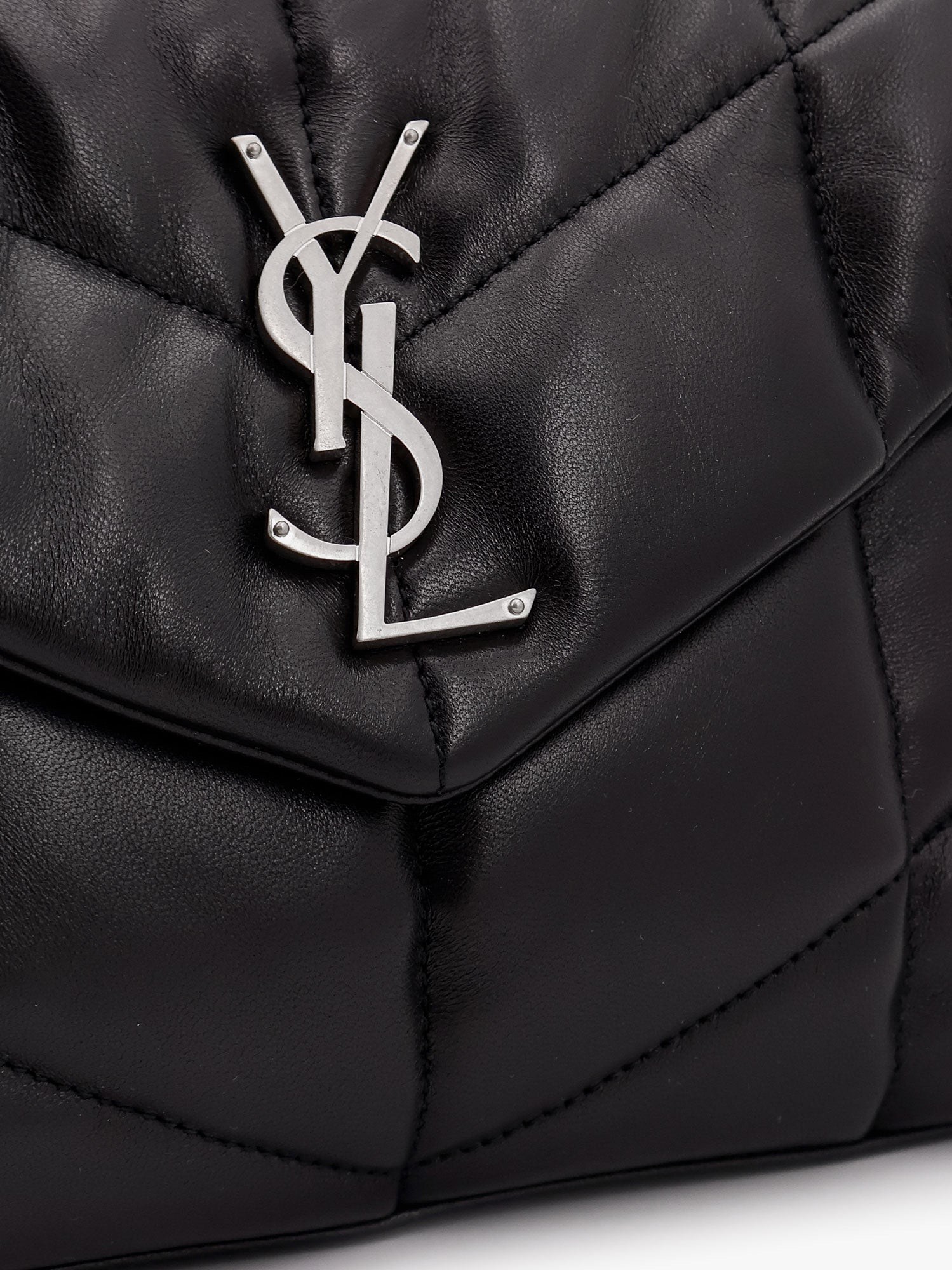 SAINT LAURENT – Puffer matelassé leather crossbody bag : Color - Nero, Size - UNI - Image 5