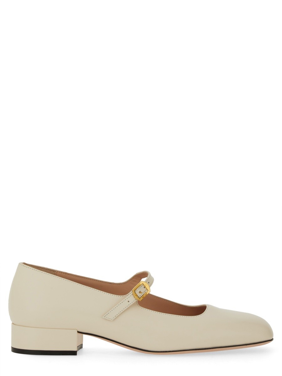 Discover the authentic Bally women's PUMP IN LEATHER in Ivory