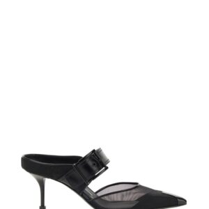 Discover the authentic Alexander Mcqueen women's PUNK SANDAL WITH BUCKLE in Black
