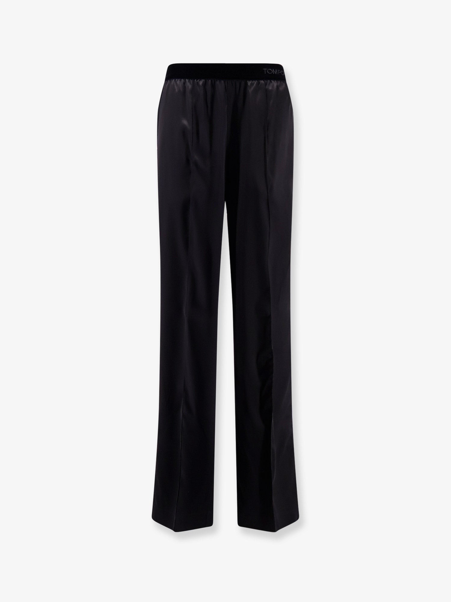 Discover the authentic TOM FORD women's Pyjamas stretch satin trousers in Black