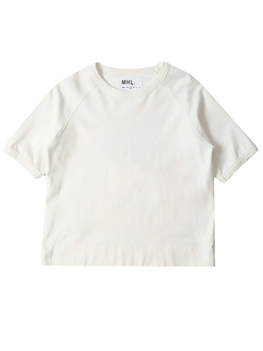 Explore the authentic MARGARET HOWELL women's "RAGLAN" T-SHIRT in White