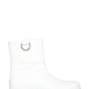 Refresh your wardrobe with the msgm women's RAIN BOOTS in White