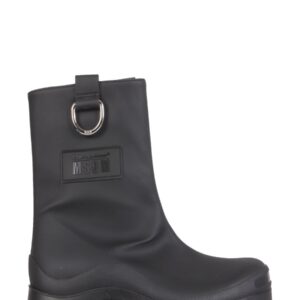 Refresh your wardrobe with the msgm women's RAIN BOOTS in Black