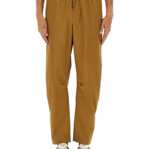 Elevate your look with the Autry men's "RAIN TECH NYLON" PANTS in Brown