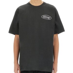 Discover the authentic OBEY men's "REACTION" T-SHIRT in Black