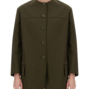 Explore the authentic Max Mara women's "RECITAL" JACKET in Military green