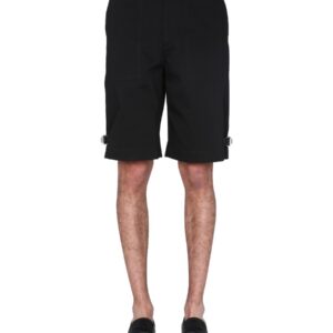 Explore the authentic Alexander Mcqueen men's REGULAR FIT BERMUDA in Black