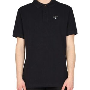 Refresh your wardrobe with the BARBOUR men's REGULAR FIT POLO SHIRT in Black