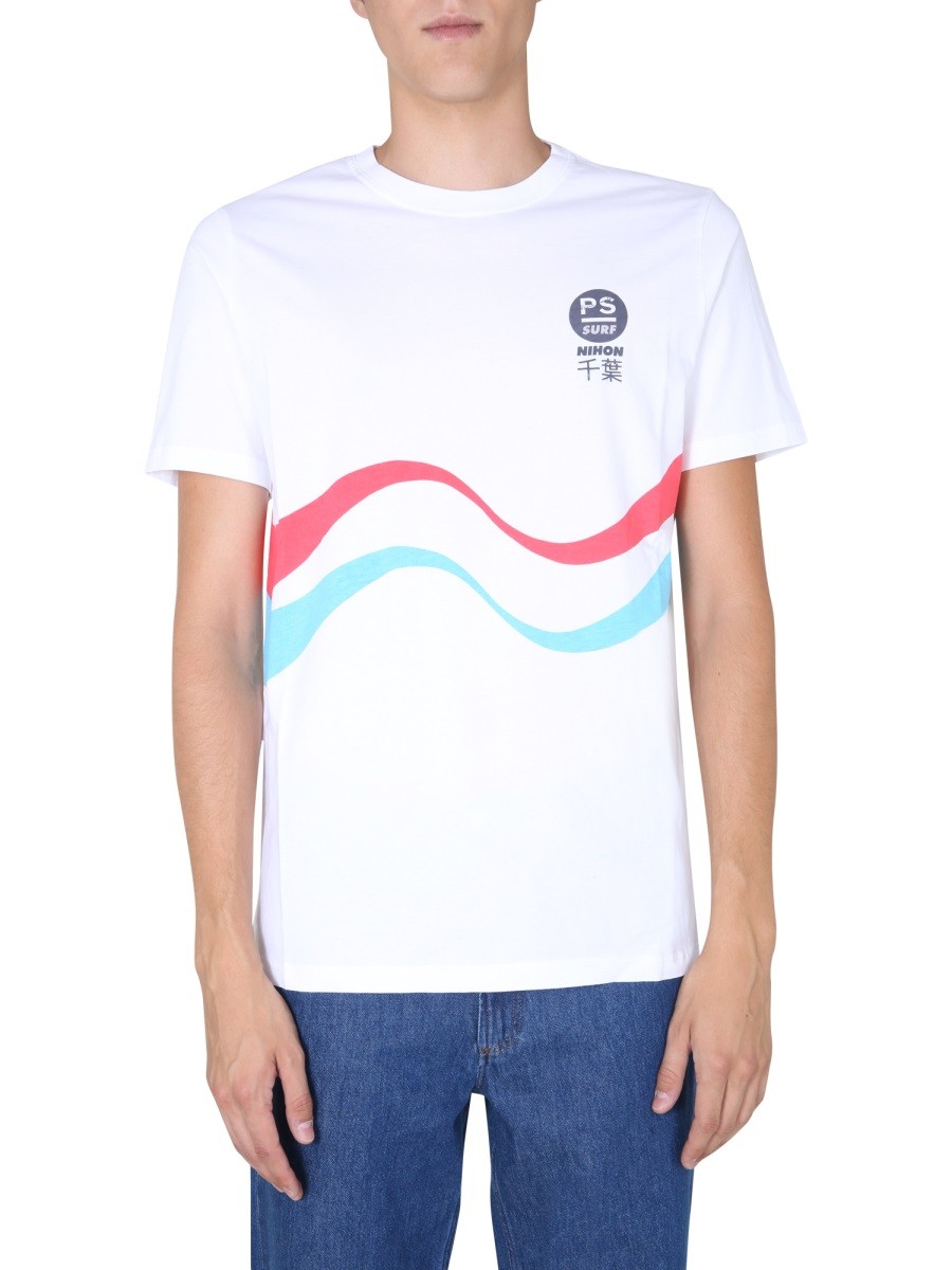 Refresh your wardrobe with the PS BY PAUL SMITH men's REGULAR FIT T-SHIRT in White