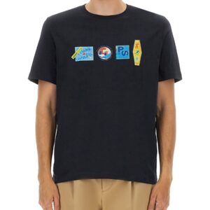 Refresh your wardrobe with the PS BY PAUL SMITH men's REGULAR FIT T-SHIRT in Blue