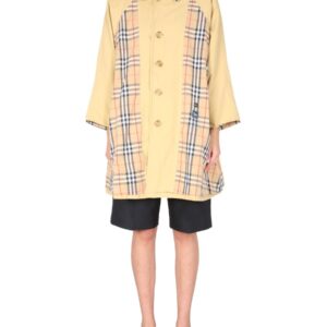 Explore the authentic 1/OFF unisex REMADE BURBERRY TRENCH in MULTICOLOUR