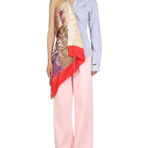 Explore the authentic 1/OFF women's REMADE SHIRT DRESS in MULTICOLOUR