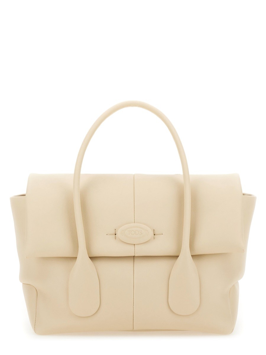 Refresh your wardrobe with the TOD'S women's REVERSE SMALL "DI BAG" BAG in White