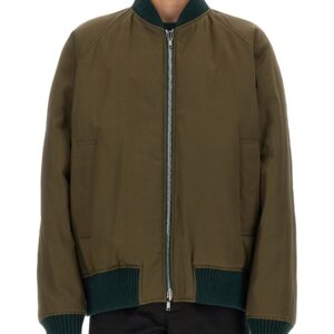 Explore the authentic Burberry men's REVERSIBLE BOMBER JACKET in MULTICOLOUR