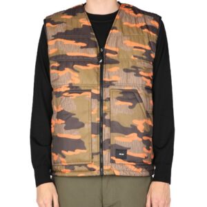 Discover the authentic ARKAIR men's REVERSIBLE QUILTED GILET in Black