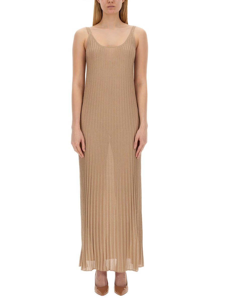 Discover the authentic Max Mara women's "RHYTHM PIANO" DRESS in Nude