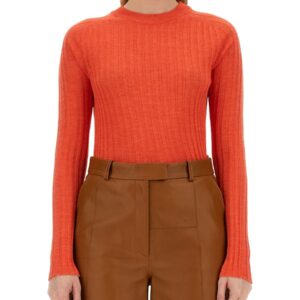 Discover the authentic ALYSI women's RIBBED KNIT in Red