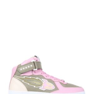Discover the authentic ENTERPRISE JAPAN women's ROCKET MID SNEAKERS in Pink