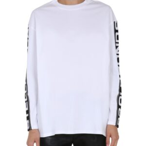 Explore the authentic stella mccartney unisex ROUND NECK T-SHIRT in White