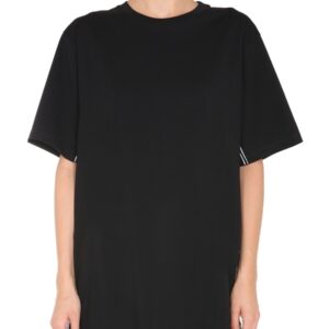 Explore the authentic stella mccartney unisex ROUND NECK T-SHIRT in Black