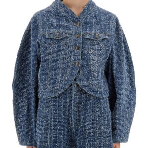 Discover the authentic ROTATE BIRGER CHRISTENSEN women's ROUND SLEEVE JACKET in Blue
