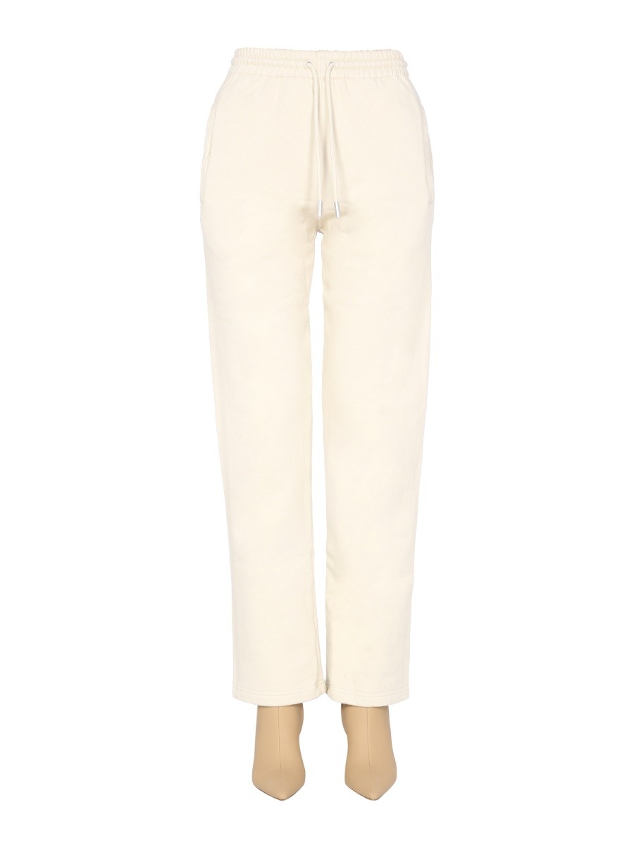 Explore the authentic Off-white women's "RUBBER ARROW" JOGGING PANTS in White