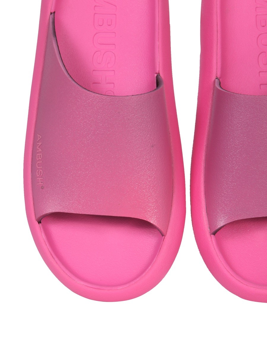 RUBBER SLIDE SANDALS - Image 4