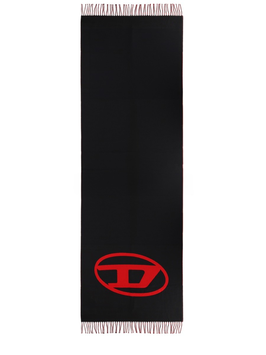 Discover the authentic Diesel men's "S-TEVIE" SCARF in Black