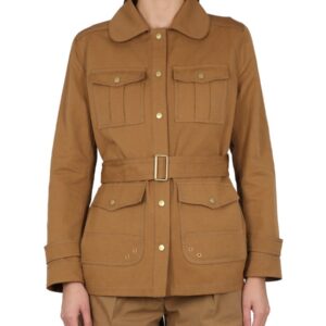 Elevate your look with the FAY women's SAFARI JACKET in Brown