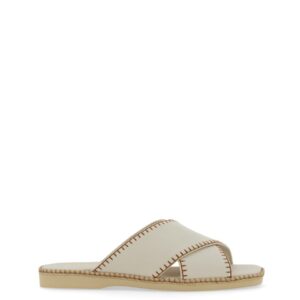 Discover the authentic Hogan women's SANDAL H660 in Ivory