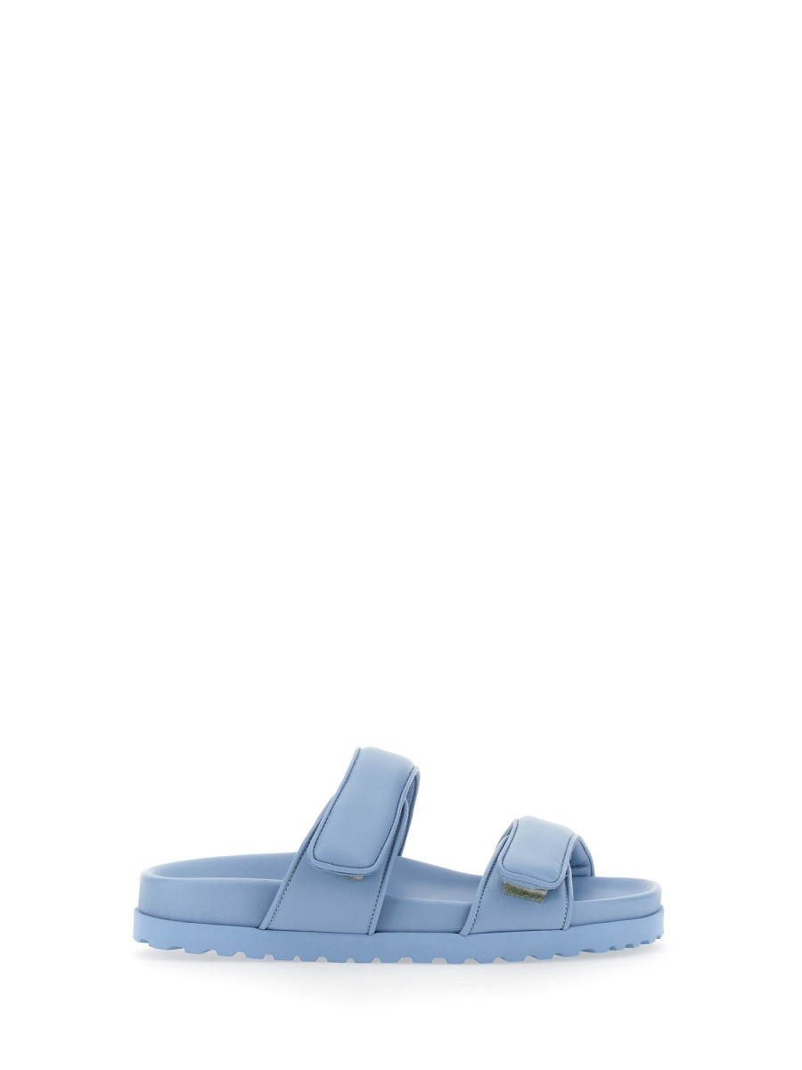 Explore the authentic GIA BORGHINI women's SANDAL PINS 11 GIA X PERNILLE TEISBAEK in Azure