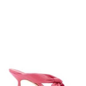 Discover the authentic Stuart Weitzman women's SANDAL WITH BOW in Fuchsia