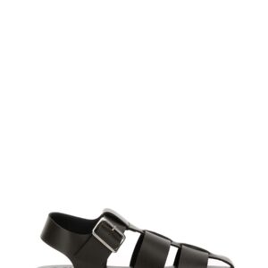 Refresh your wardrobe with the AEYDE women's SANDALO "WHIT" in DARK BROWN