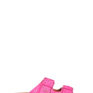 Discover the authentic L'AUTRE CHOSE women's SANDALS WITH COCONUT PRINT LEATHER in Fuchsia