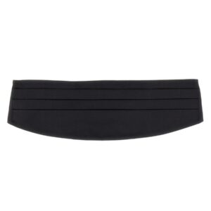 Refresh your wardrobe with the Dolce & Gabbana women's SATIN CUMMERBUND in Black