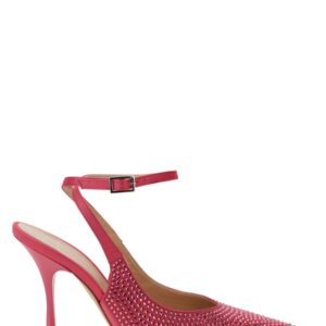 Discover the authentic LEONIE HANNE X LIU JO women's SATIN SLINGBACK in Fuchsia