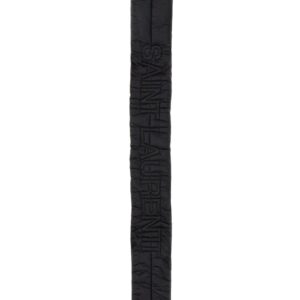Discover the authentic Saint Laurent women's SCARF WITH LOGO in Black