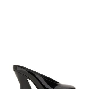 Refresh your wardrobe with the Givenchy women's "SCULPTED" LEATHER PUMPS in Black
