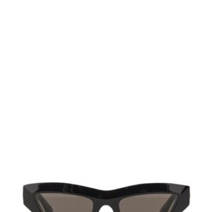 Explore the authentic Bottega Veneta unisex SCULPTURED CAT EYE SUNGLASSES in Black