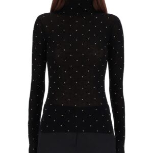 Explore the authentic RABANNE women's "SECON-SKIN" EFECT MESH WITH STUDS in Black