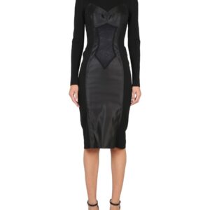 Discover the authentic Dolce & Gabbana women's SEQUIN MIDI DRESS in Black