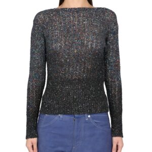 Refresh your wardrobe with the Maison Margiela women's SEQUINED SHIRT in Black