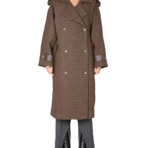 Discover the authentic THE MANNEI women's SHAMALI OVERSIZE COAT in Brown
