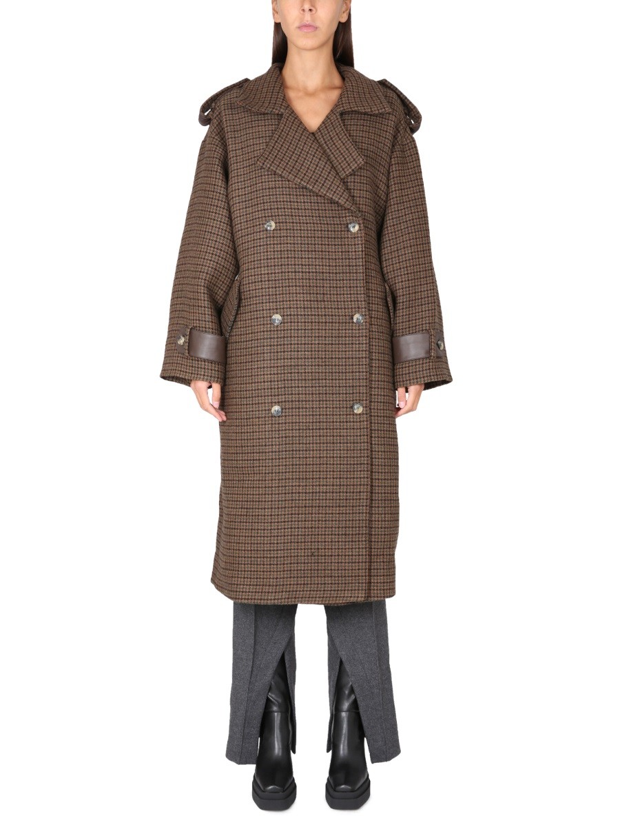 Discover the authentic THE MANNEI women's SHAMALI OVERSIZE COAT in Brown