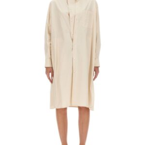 Discover the authentic LEMAIRE women's SHIRT DRESS in Ivory