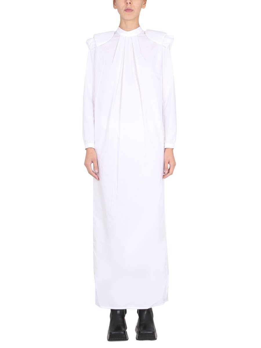 Discover the authentic RAF SIMONS women's SHIRT DRESS in White